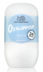 Soft & Gentle 0% Aluminium Anti-Perspirant Active Roll On 50ml